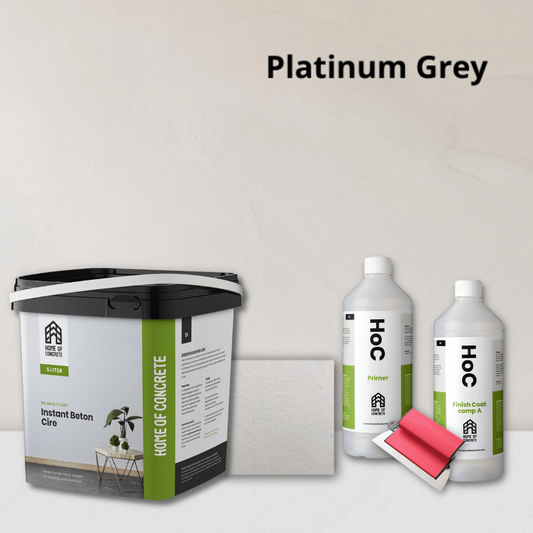 Platinum Grey Beton Ciré - 10m2 set